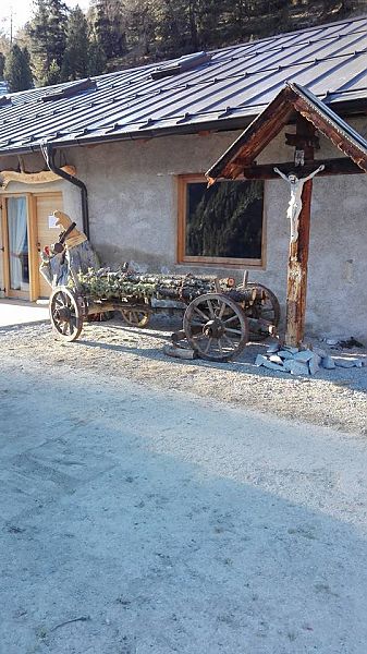 Die umgebaute Matscher - Alm Die umgebaute Matscher - Alm