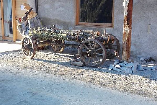 Die umgebaute Matscher - Alm Die umgebaute Matscher - Alm